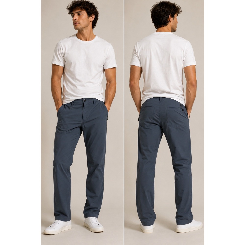 Oakley Pants Mens 36 Blue Regular Fit Technical Performance Activewear 5 Pocket